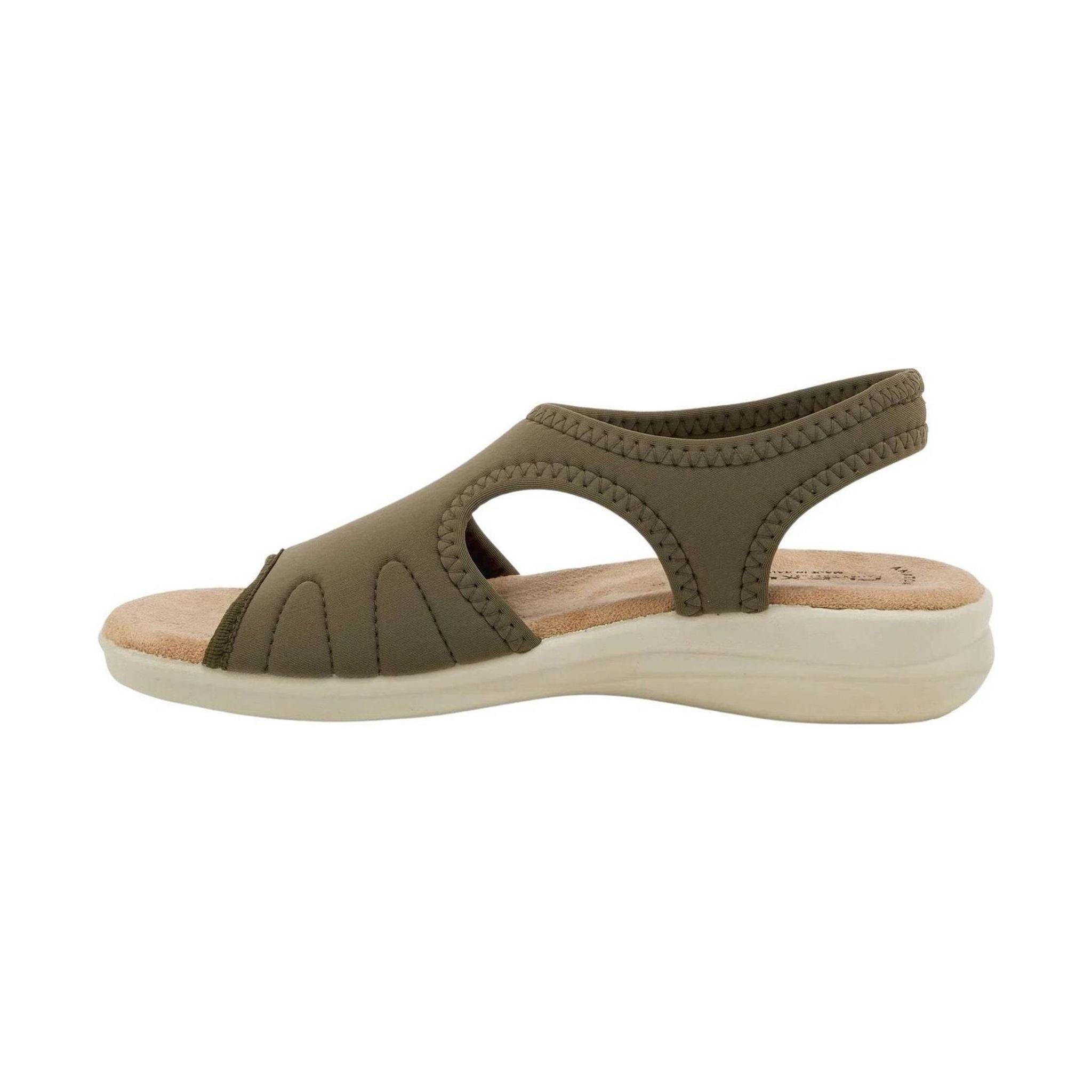 Flexus Women's Nyaman Sandal - Olive Green by Lenny's Shoe & Apparel