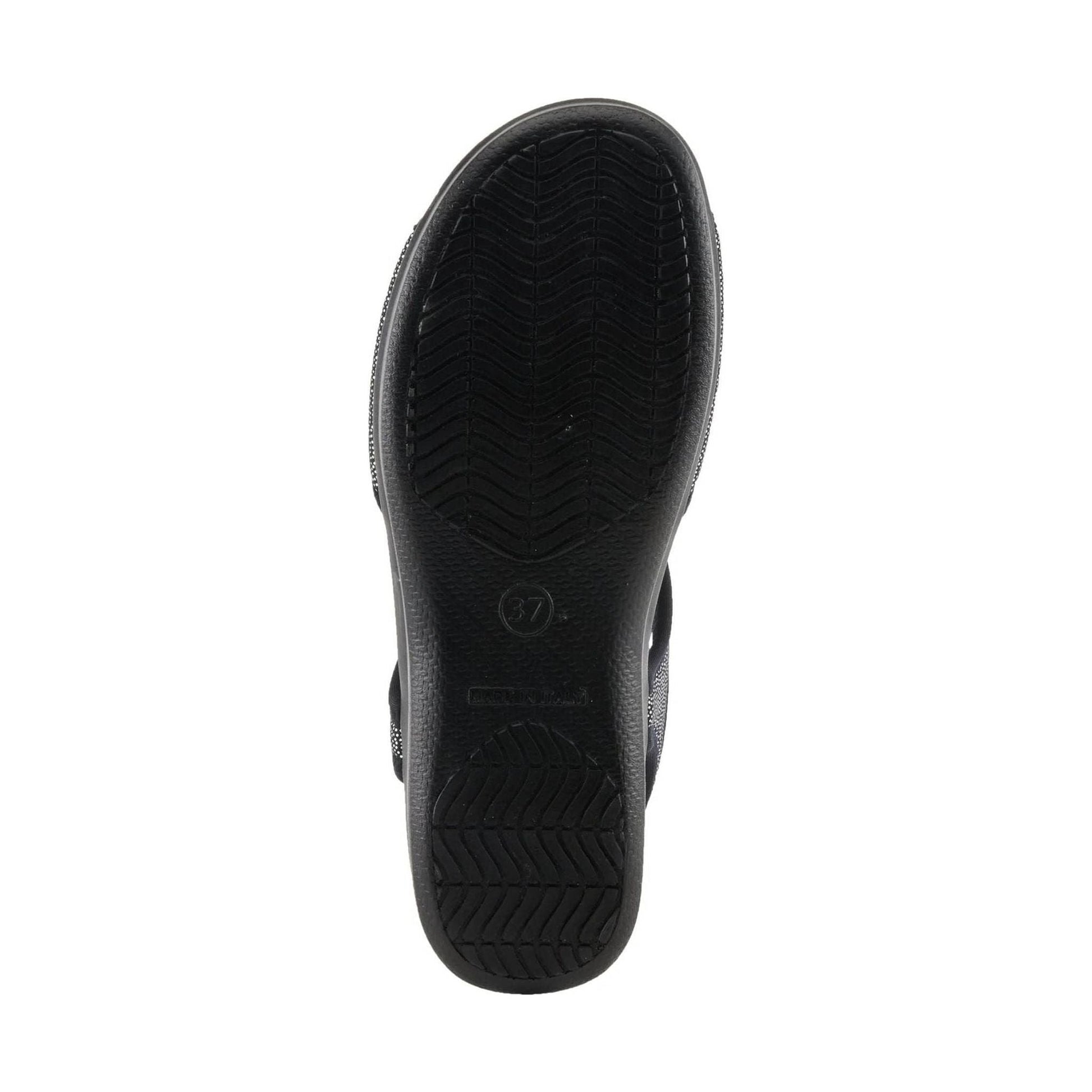 Flexus Women's Nyaman Sandal - Pindott Black by Lenny's Shoe & Apparel