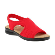 Flexus Women's Nyaman Sandal - Red by Lenny's Shoe & Apparel