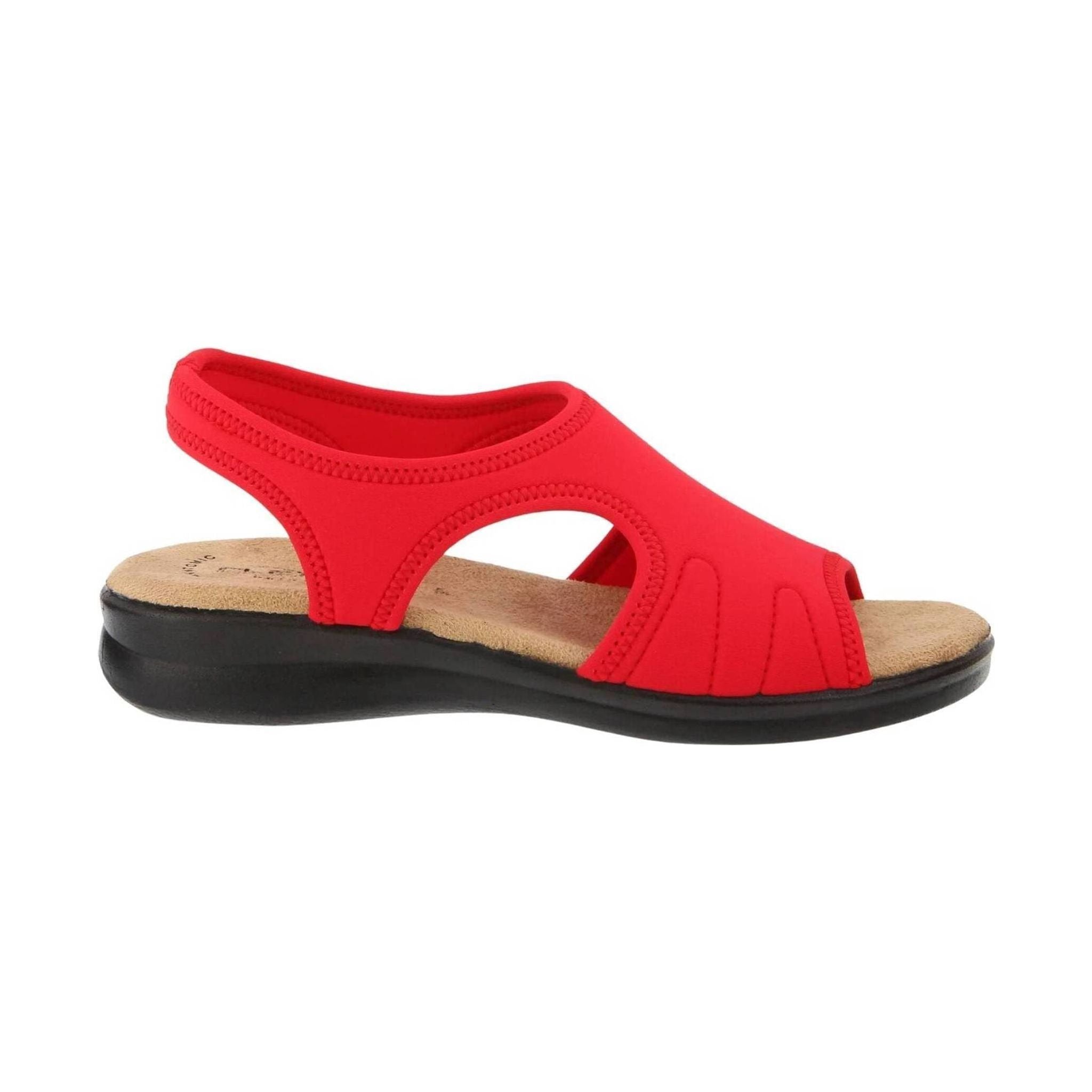 Flexus Women's Nyaman Sandal - Red by Lenny's Shoe & Apparel