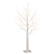 Lighted Birch Tree - 4 Foot - 64 LED Warm White Lights