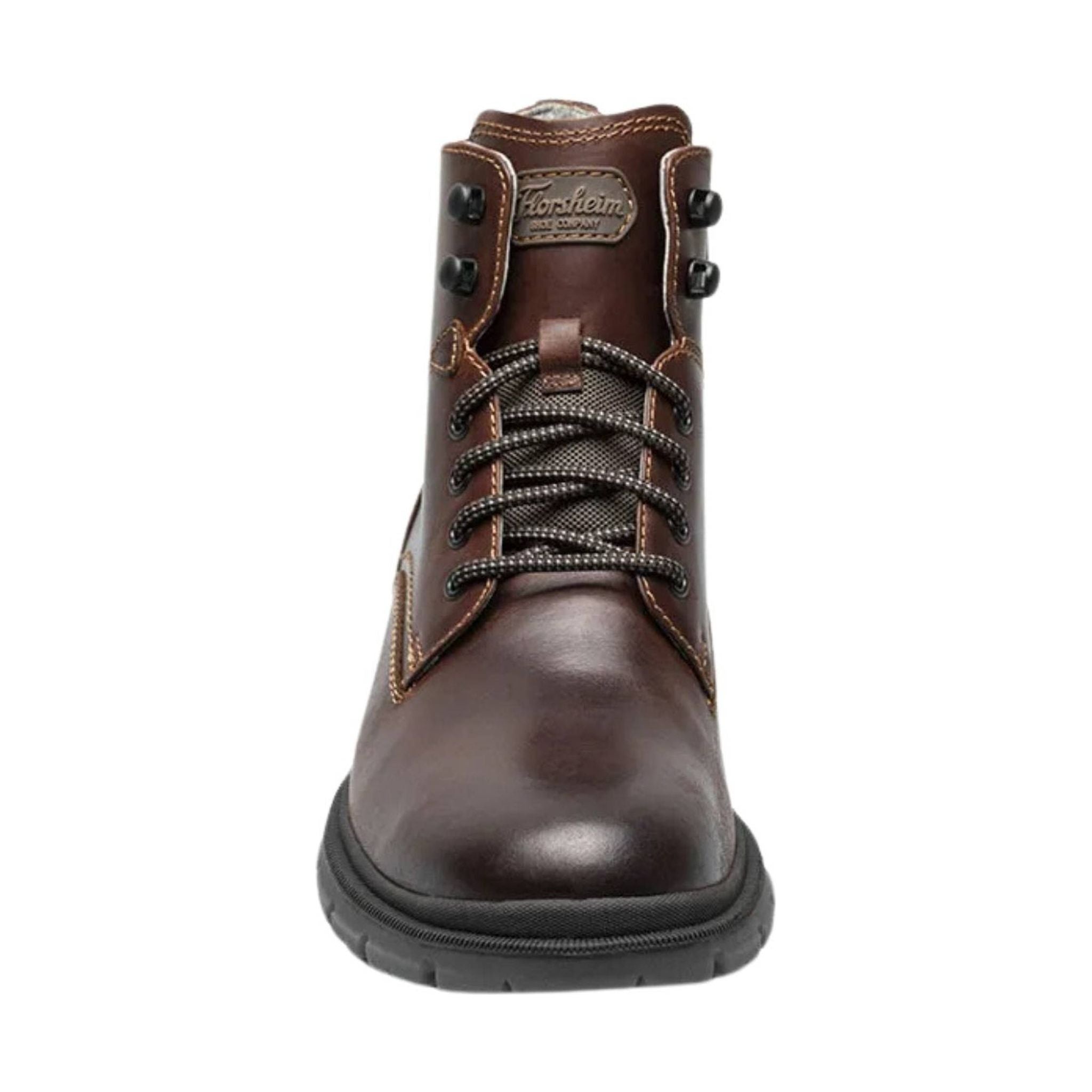 Florsheim Men's Lookout Plain Toe Lace Up Boot - Brown by Lenny's Shoe & Apparel
