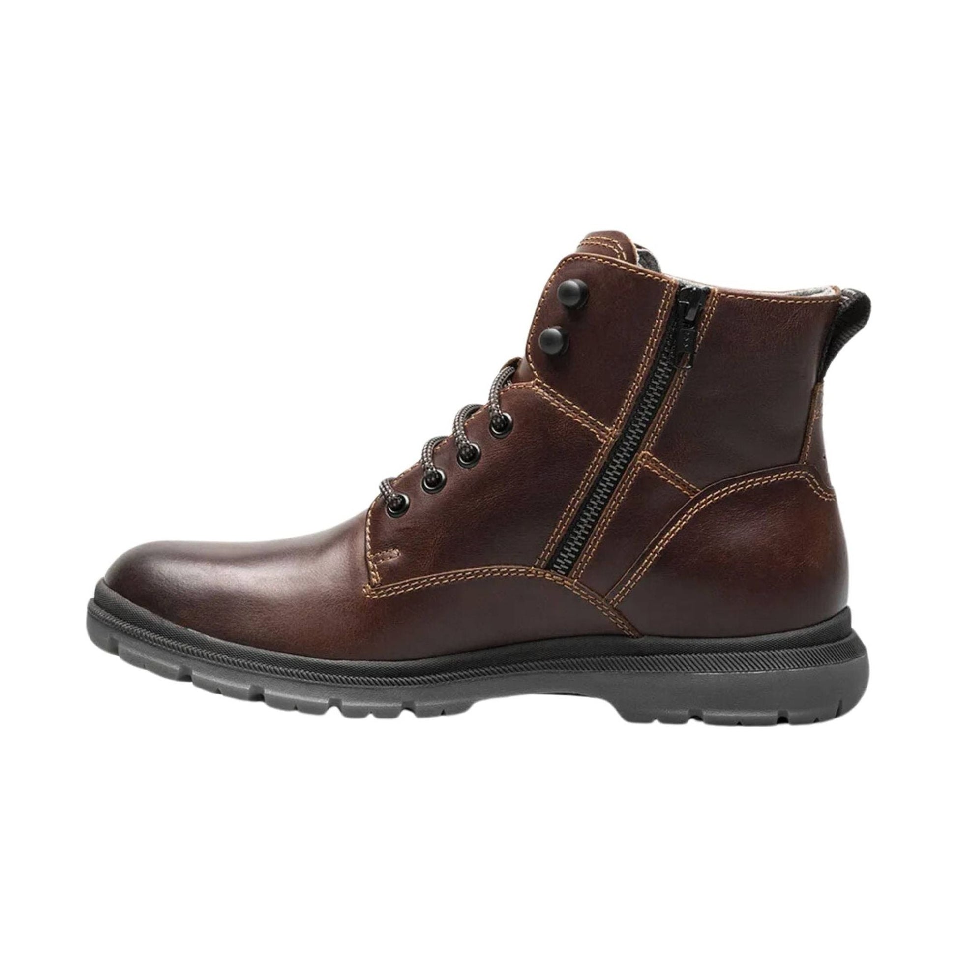 Florsheim Men's Lookout Plain Toe Lace Up Boot - Brown by Lenny's Shoe & Apparel