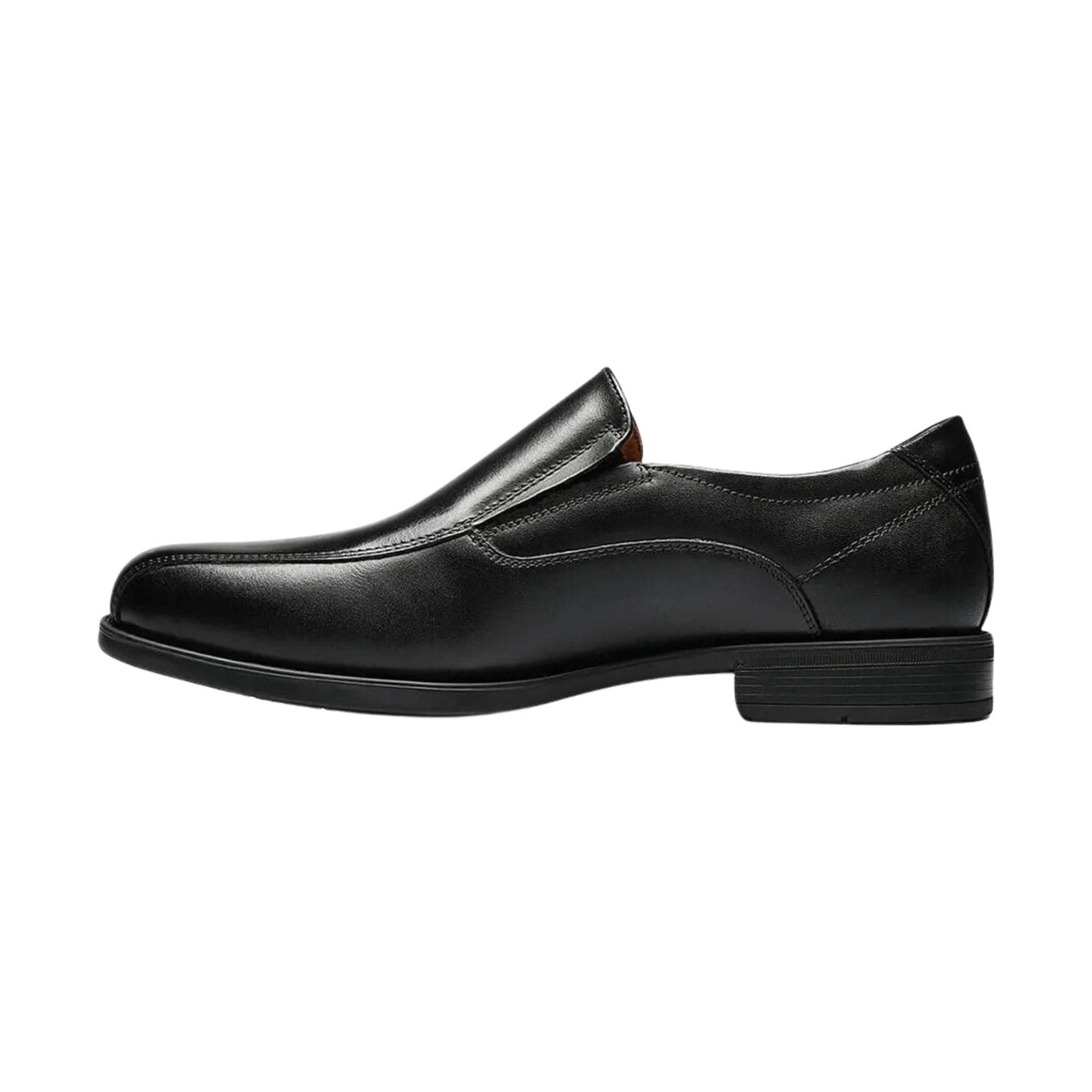 Florsheim Men's Midtown Bike Toe Slip On Shoe - Black by Lenny's Shoe & Apparel
