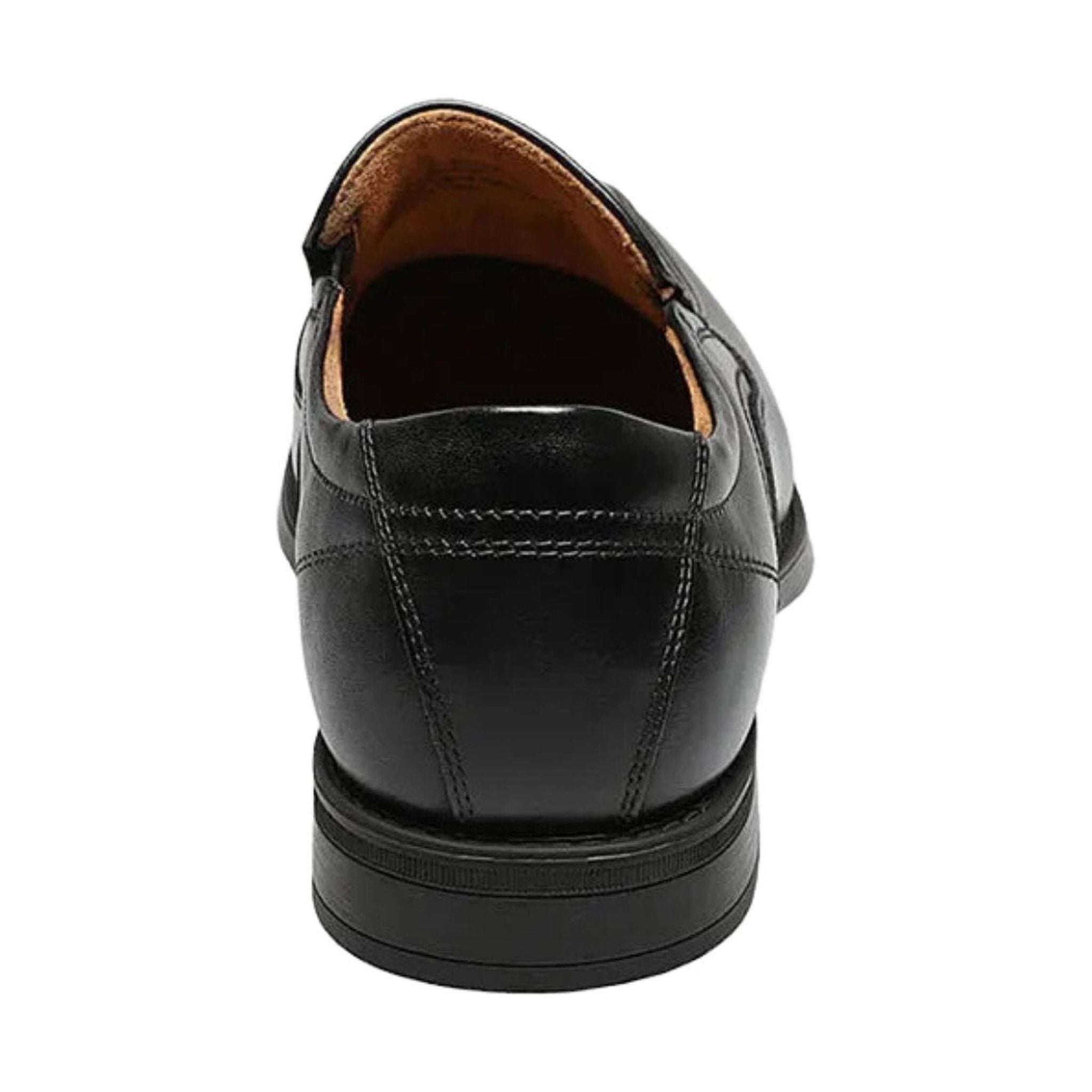 Florsheim Men's Midtown Bike Toe Slip On Shoe - Black by Lenny's Shoe & Apparel