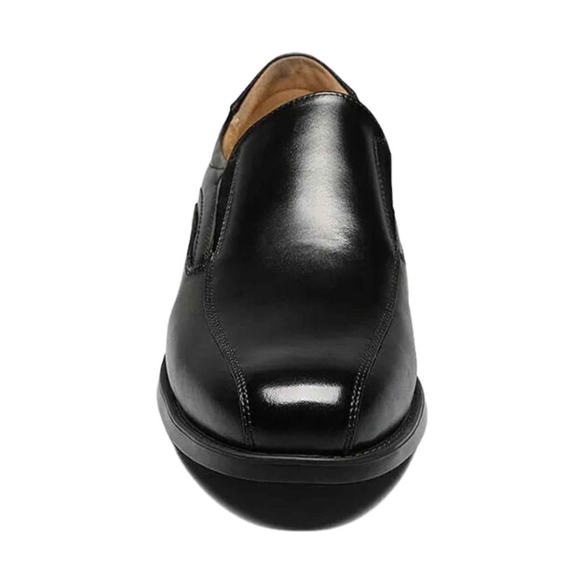 Florsheim Men's Midtown Bike Toe Slip On Shoe - Black by Lenny's Shoe & Apparel