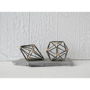 Sculpture - Geometric Metal Decoration by Homeportonline