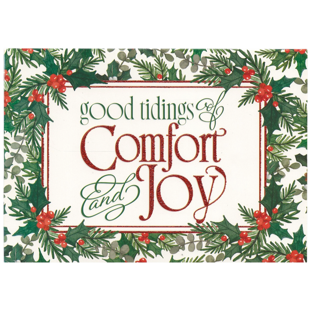 Religious Favorites Christmas Card Set - Good Tidings of Comfort and Joy