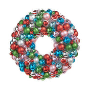 Vintage Ornament and Tinsel Wreath
