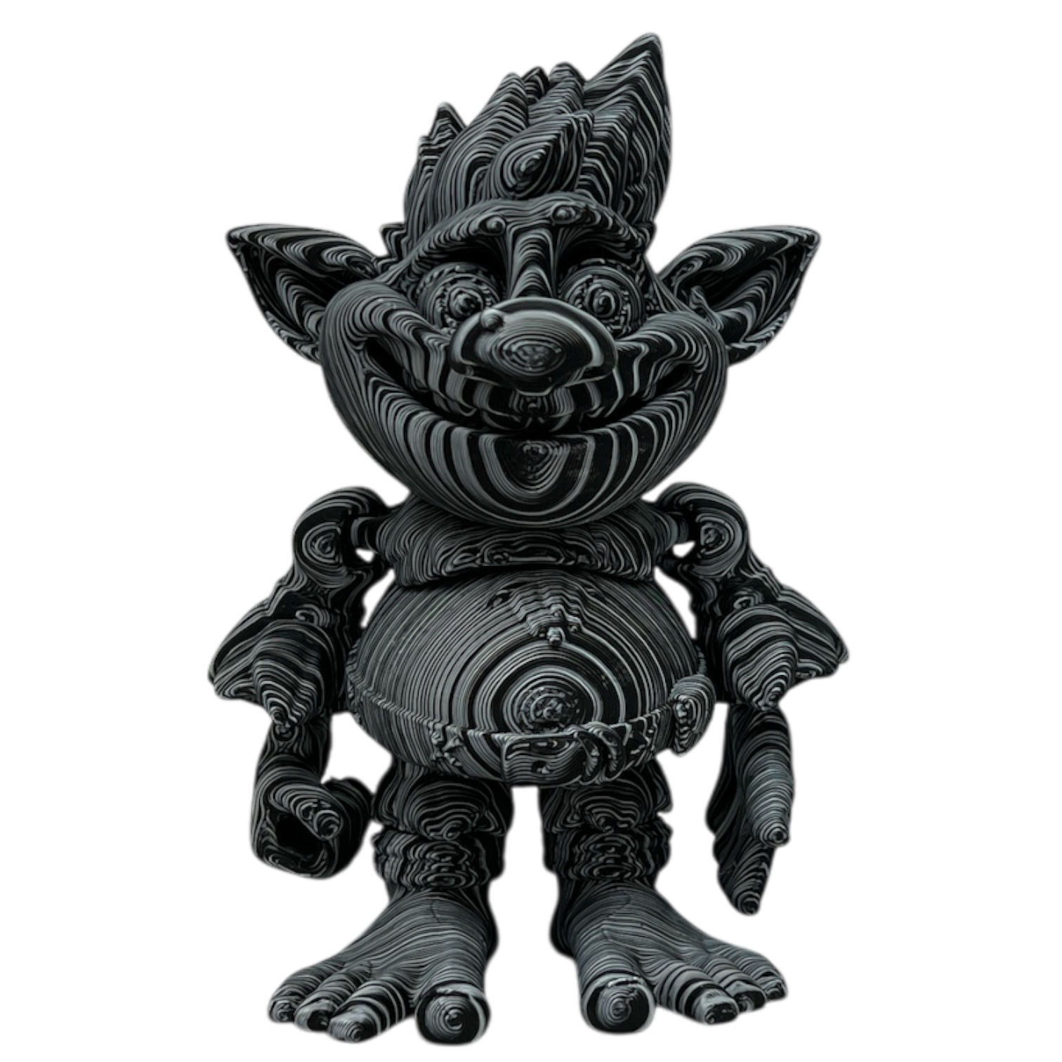 Troublesome Troll  - Black and White