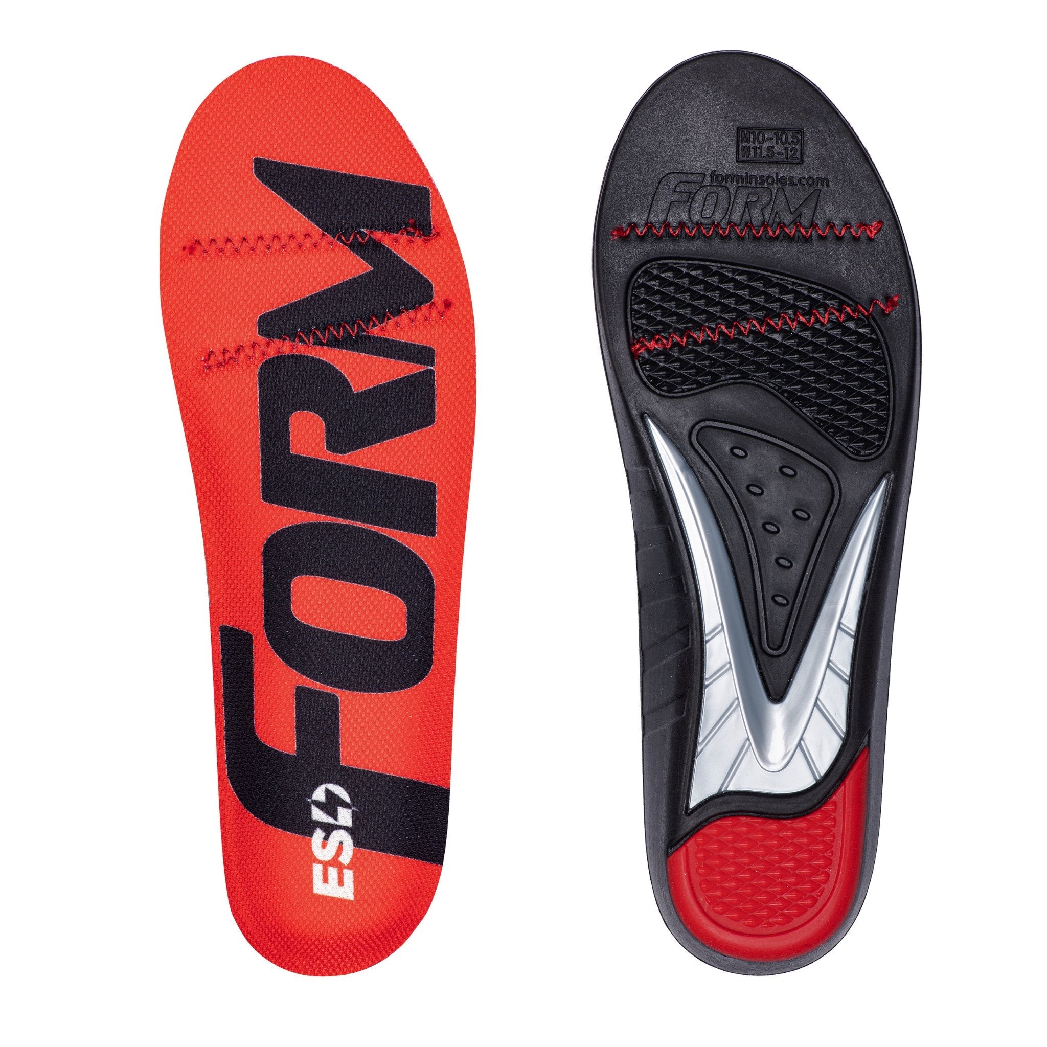 Form Memory Foam ESD Insole - Red/Black by Lenny's Shoe & Apparel