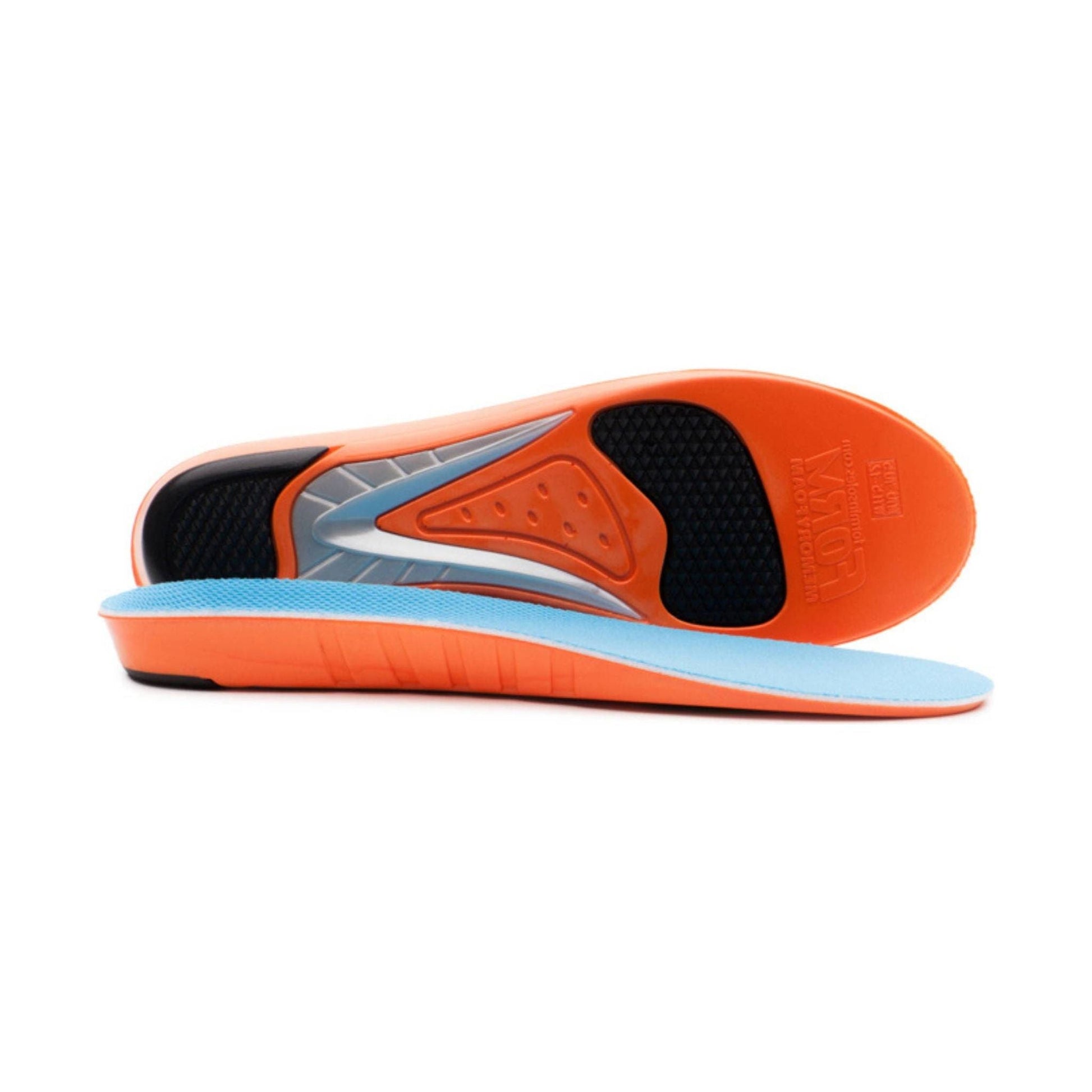 Form Memory Foam Insole - Blue/Orange by Lenny's Shoe & Apparel