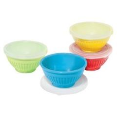 Melamine Prep Bowl w/Lid 12oz (Sold Individually) by Homeportonline