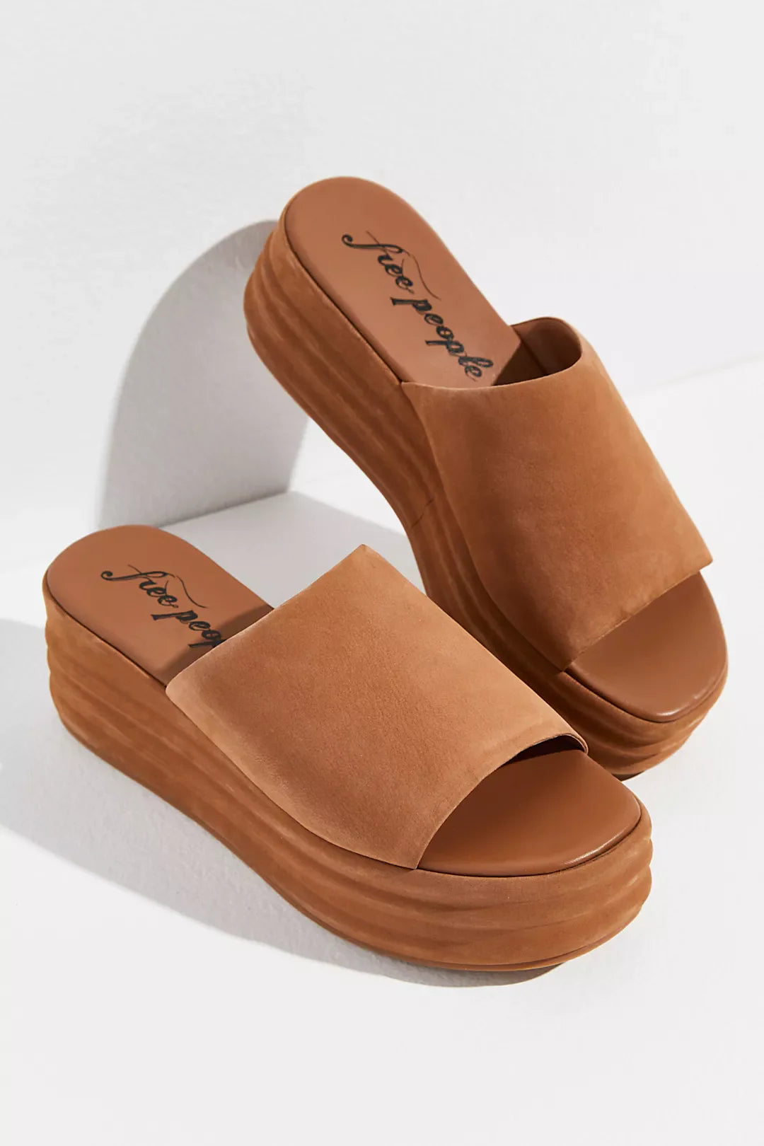 Free People Harbor Flatform Tan