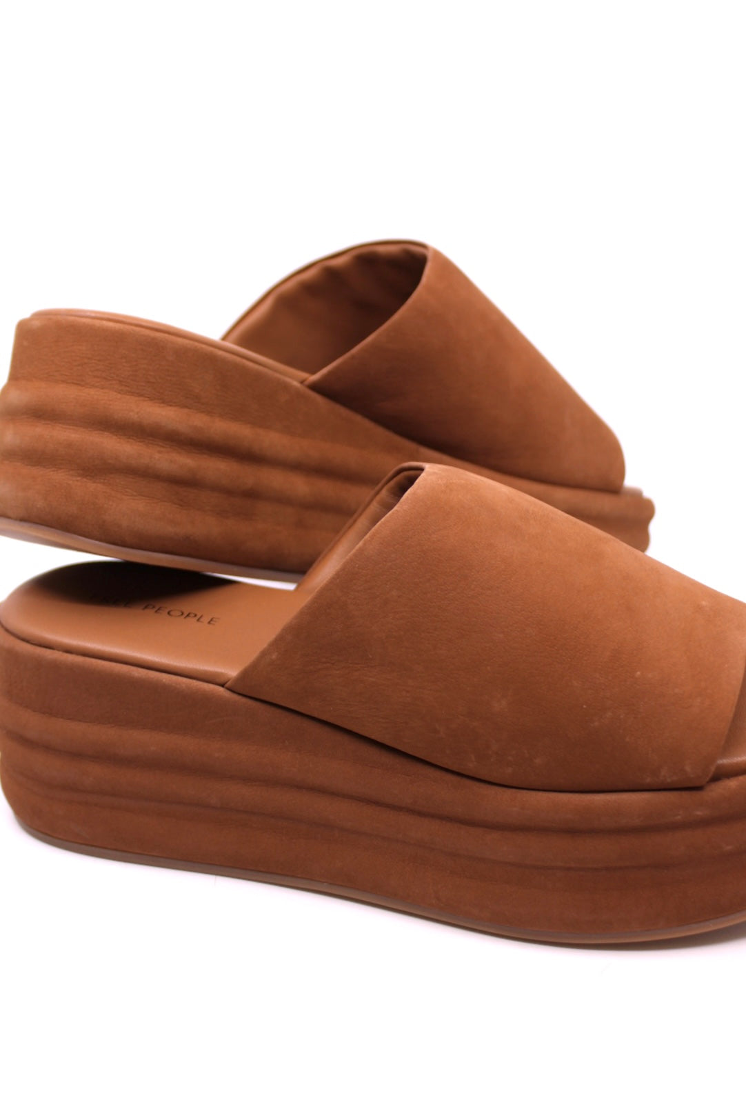 Free People Harbor Flatform Tan