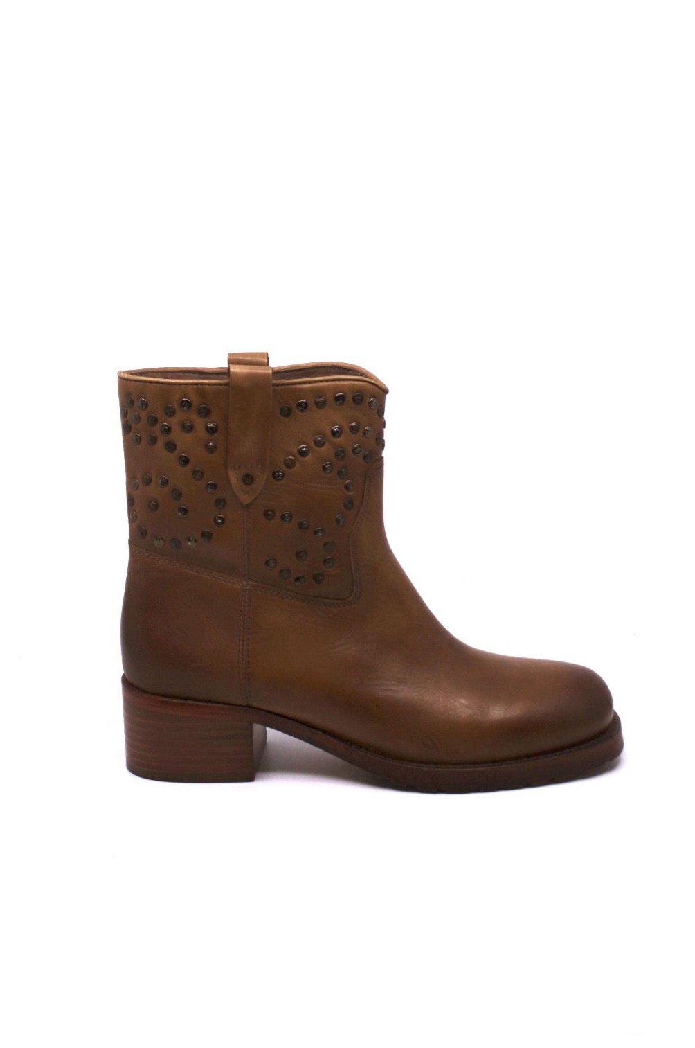 Free People Harmony Studded Ankle Boot Biscuit by Dear Lucy