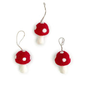 Red Toadstool Mushroom Eco Fresheners/Ornaments by Wild Lark