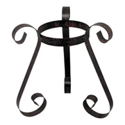 Scrollwork Metal Gazing Ball Stand