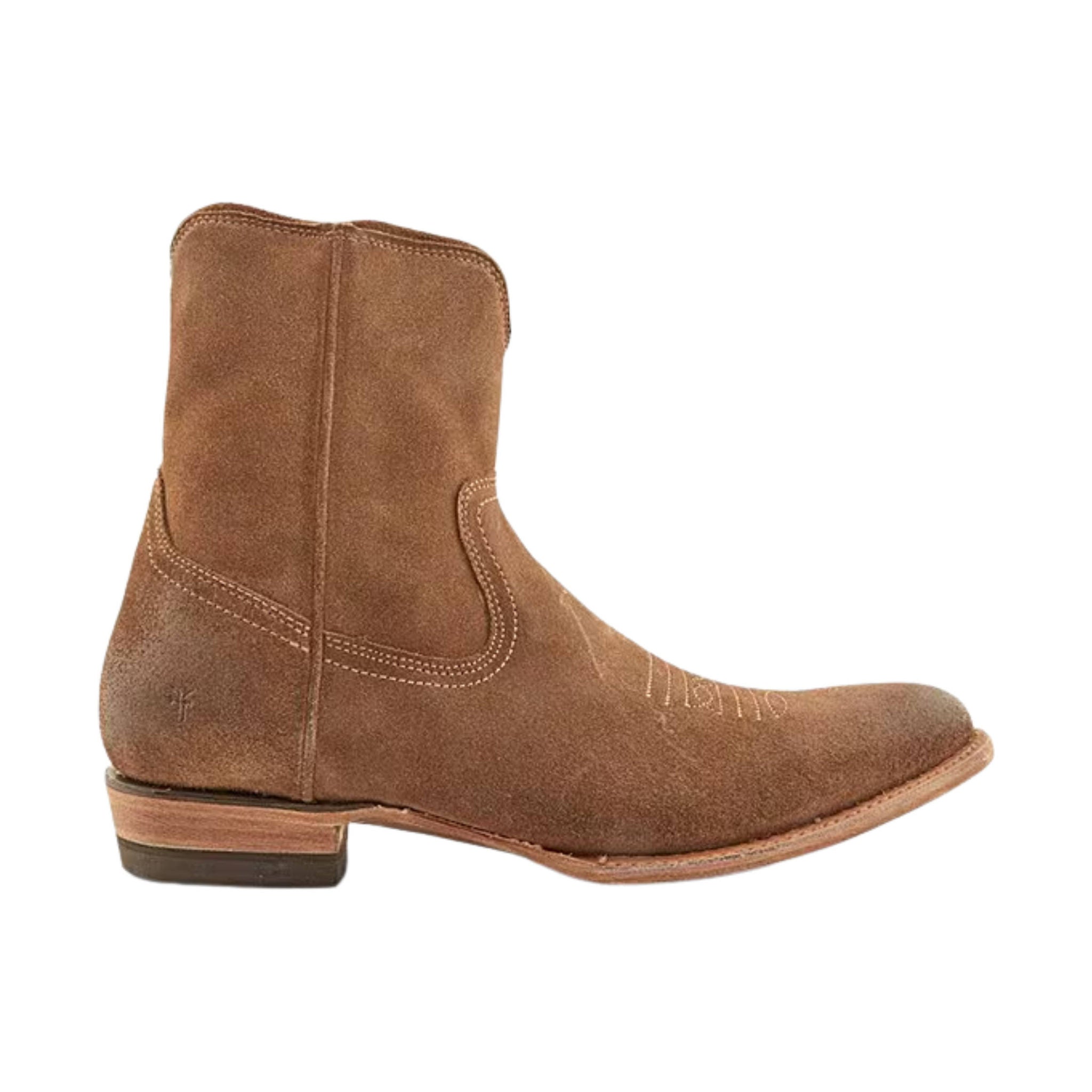 Frye Men's Austin Inside Zip Roughout Ankle Boots - Dark Ash by Lenny's Shoe & Apparel
