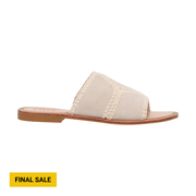 Frye Women's Ava Crochet Slide - Ivory by Lenny's Shoe & Apparel