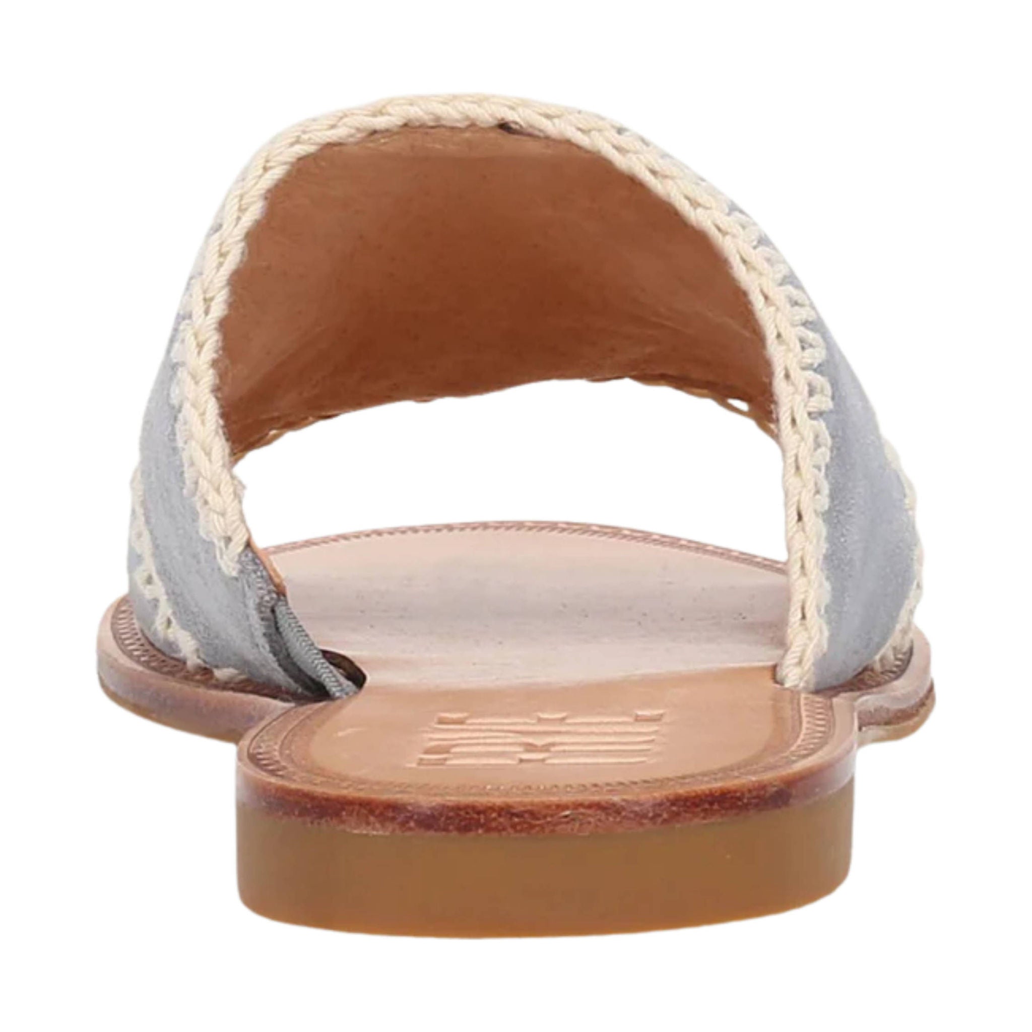 Frye Women's Ava Crochet Slide - Steel Blue by Lenny's Shoe & Apparel