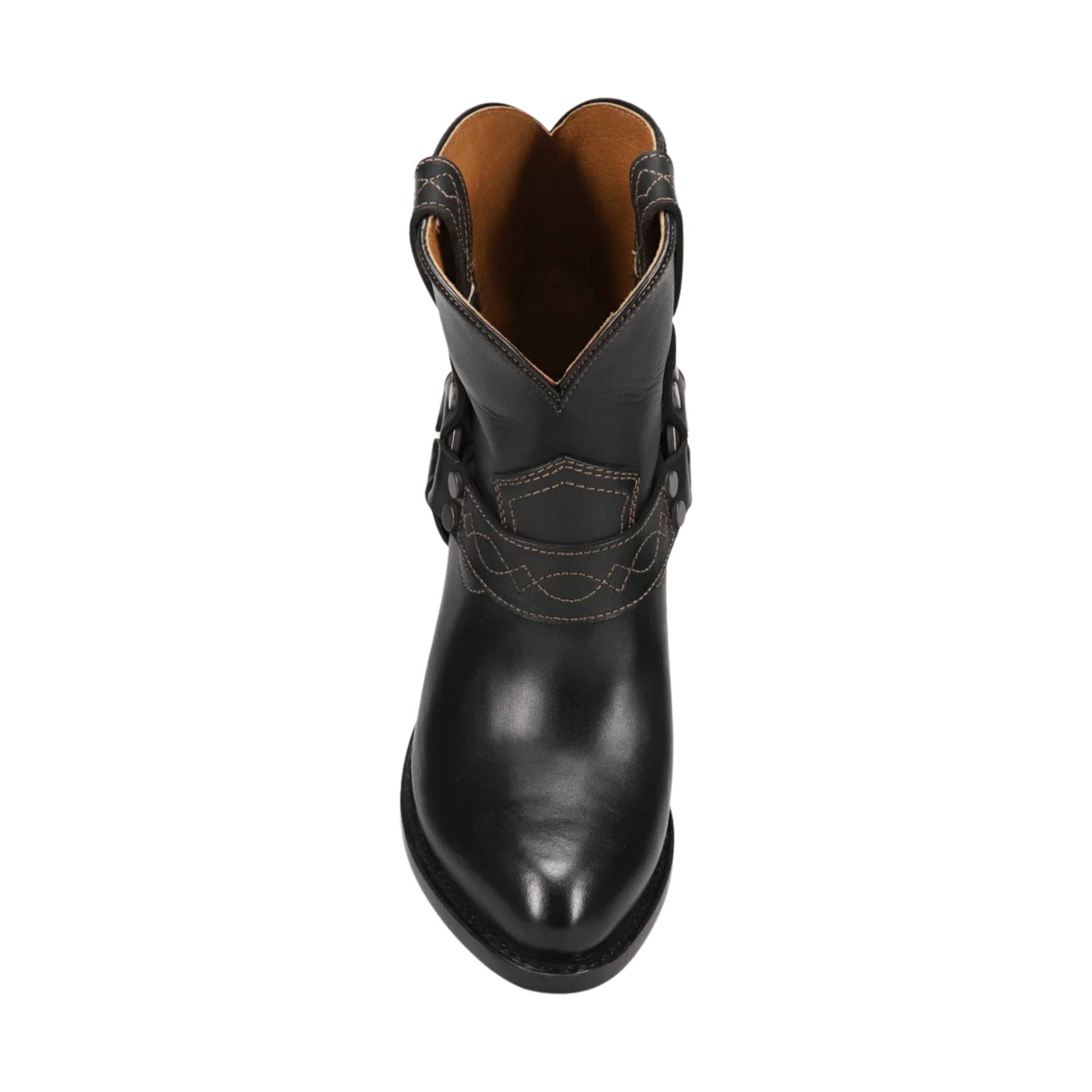 Frye Women's Billy Short Harness Boots - Black by Lenny's Shoe & Apparel