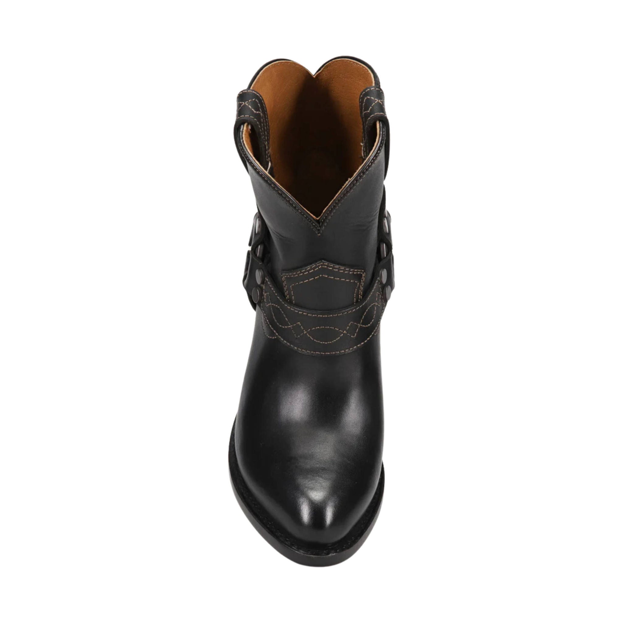 Frye Women's Billy Short Harness Boots - Black by Lenny's Shoe & Apparel