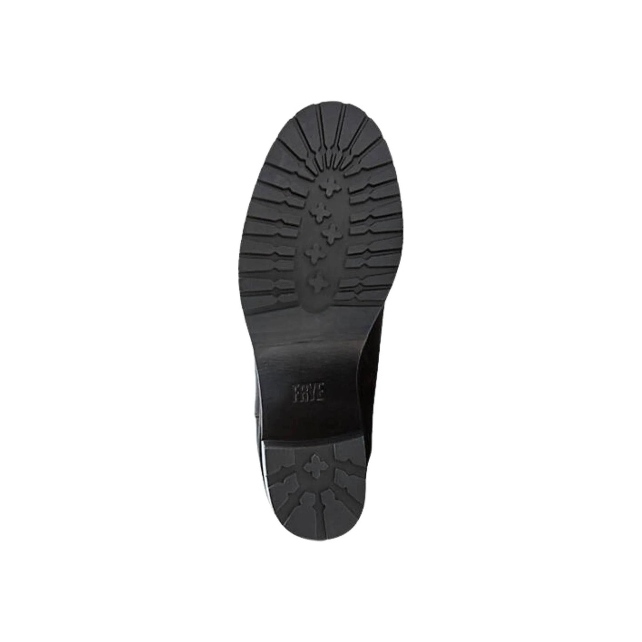 Frye Women's Karen Inside Zip Boot - Black Distressed by Lenny's Shoe & Apparel