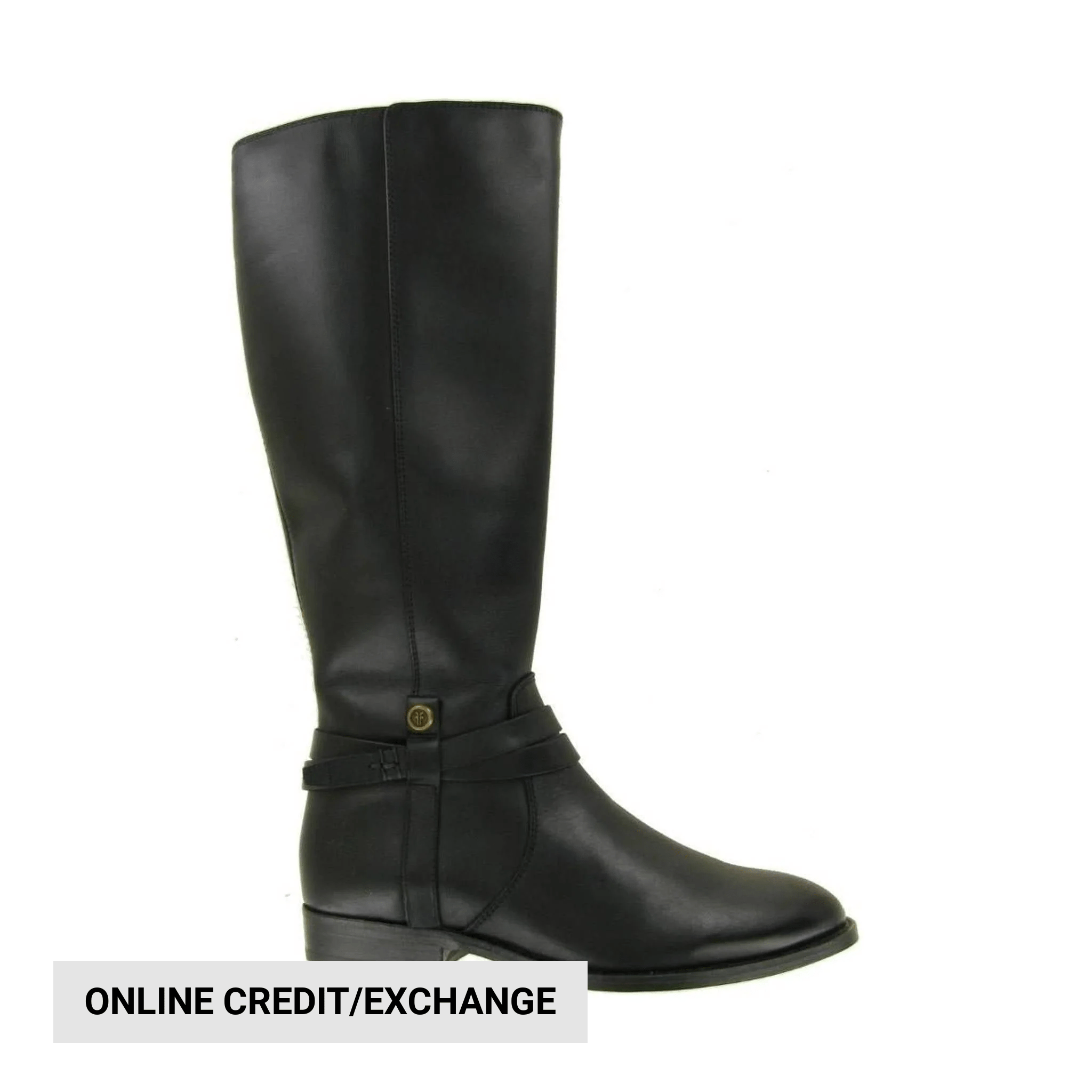Frye Women's Melissa Belted Tall Boot - Black by Lenny's Shoe & Apparel