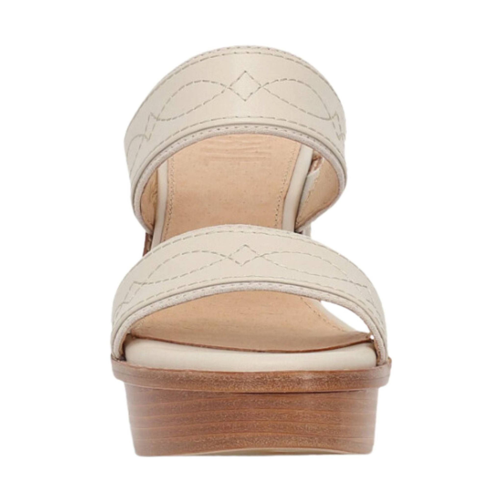 Frye Women's Pipa Woodstock 2 Band Platform Sandal - Ivory by Lenny's Shoe & Apparel