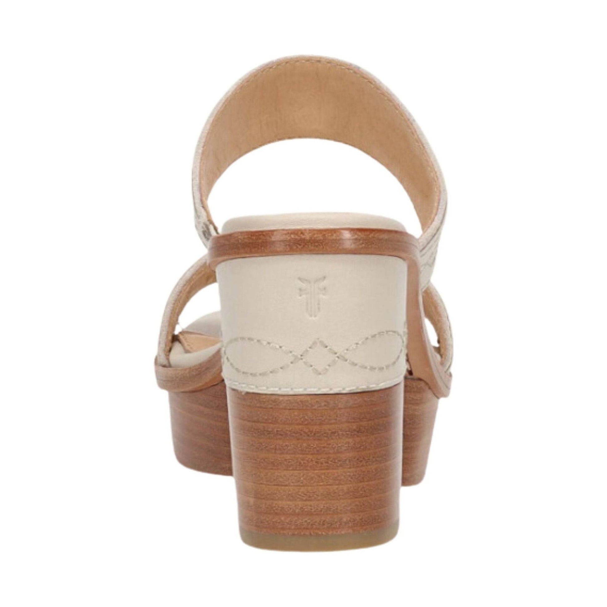 Frye Women's Pipa Woodstock 2 Band Platform Sandal - Ivory by Lenny's Shoe & Apparel