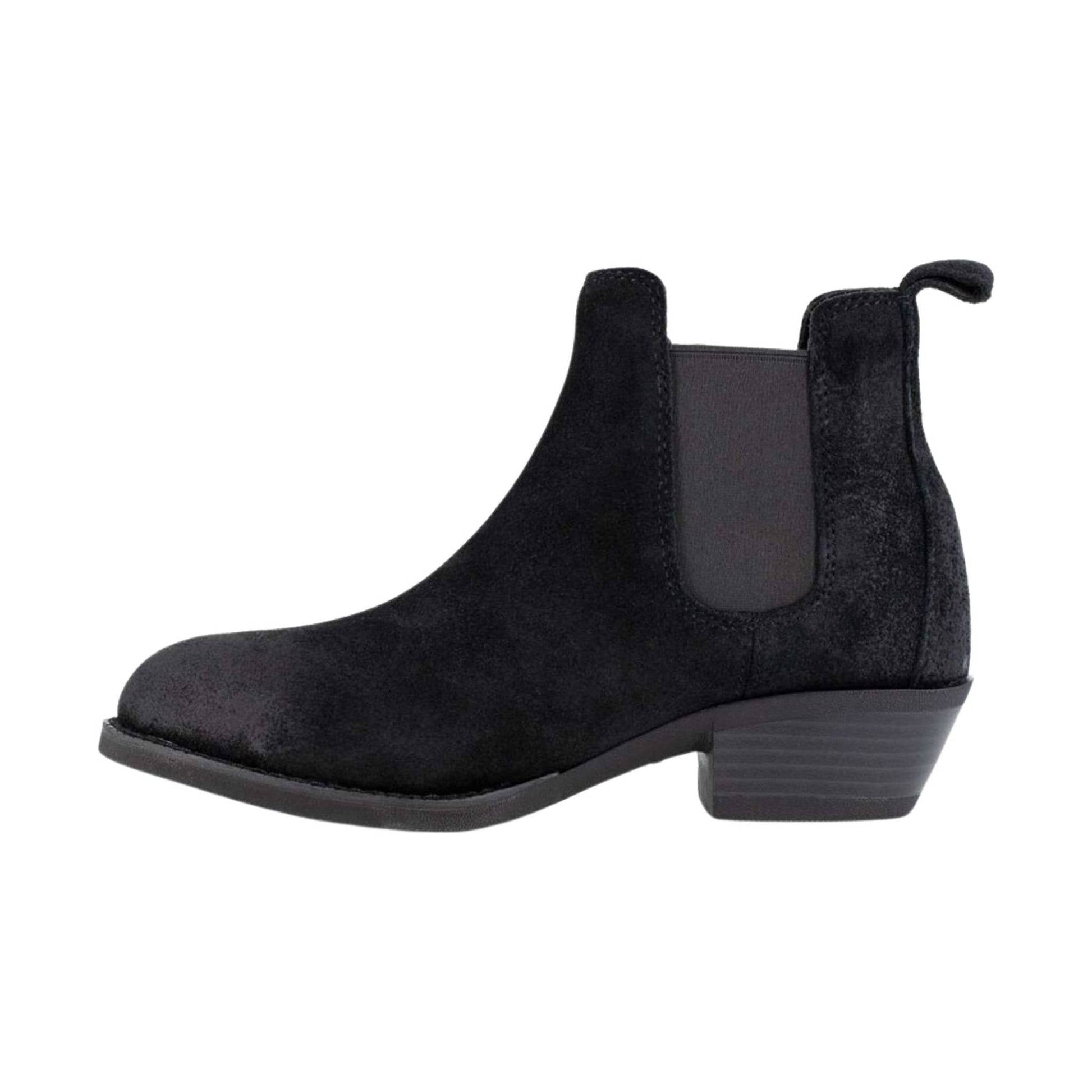 Frye Women's Slip On Chelsea Work Boot Steel Toe - Black by Lenny's Shoe & Apparel