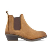 Frye Women's Slip On Chelsea Work Boot Steel Toe - Dark Brown by Lenny's Shoe & Apparel