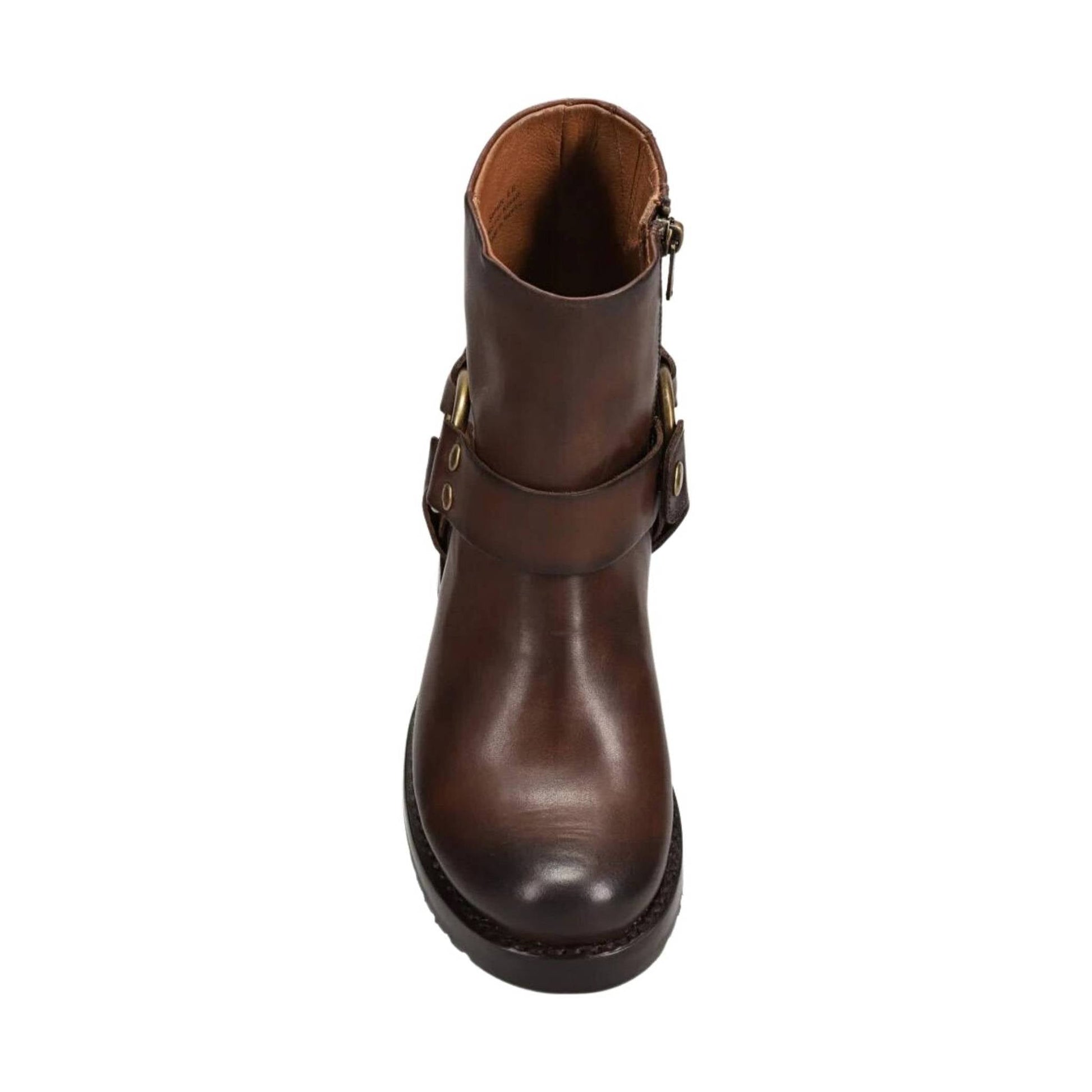 Frye Women's Veronica Harness Short Bootie - Chocolate by Lenny's Shoe & Apparel