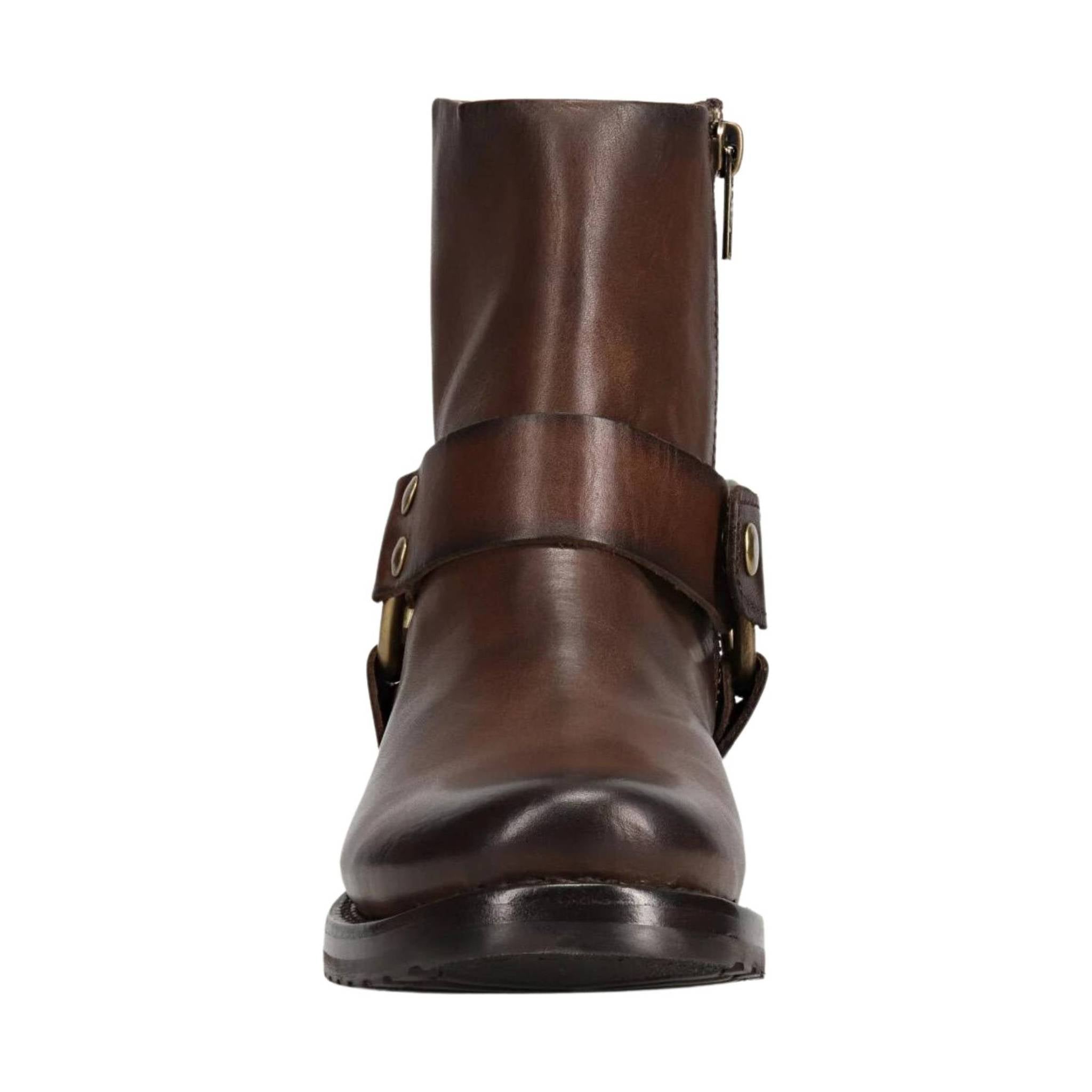 Frye Women's Veronica Harness Short Bootie - Chocolate by Lenny's Shoe & Apparel