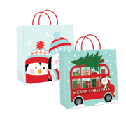 2 Pack Large Kraft Gift Bags -