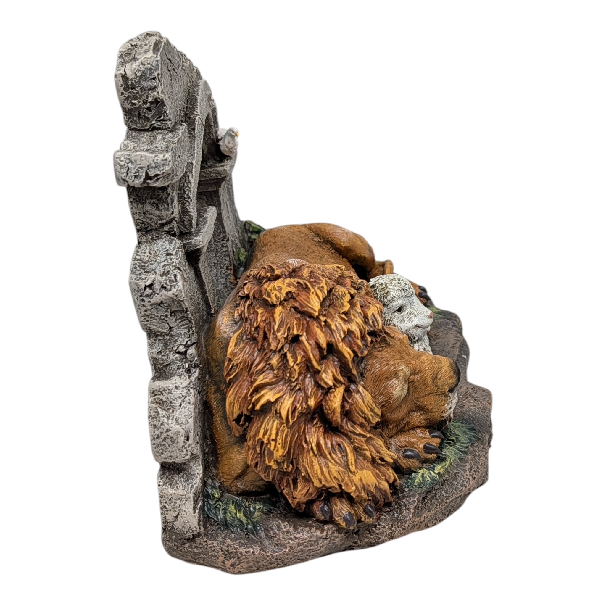 Lion And Lamb Sleeping Figurine