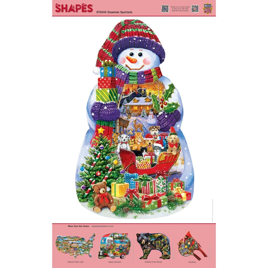 Snowman Shaped Puzzle - 1000 Pieces