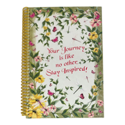 Wirebound 6X9 Unlined Journal - Butterflies and Dragonflies