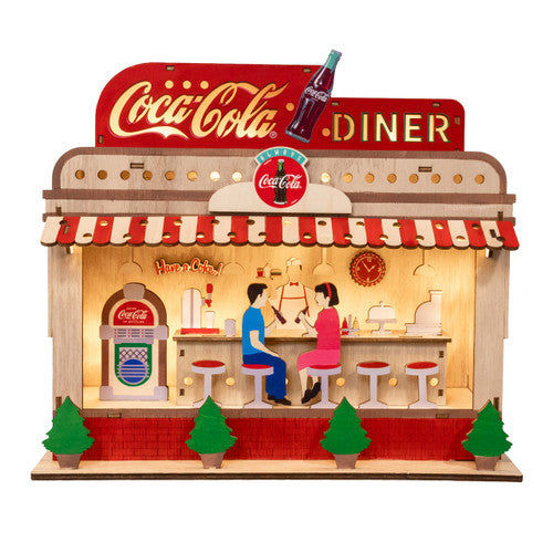 Coca-Cola Battery Operated Light-Up Diner