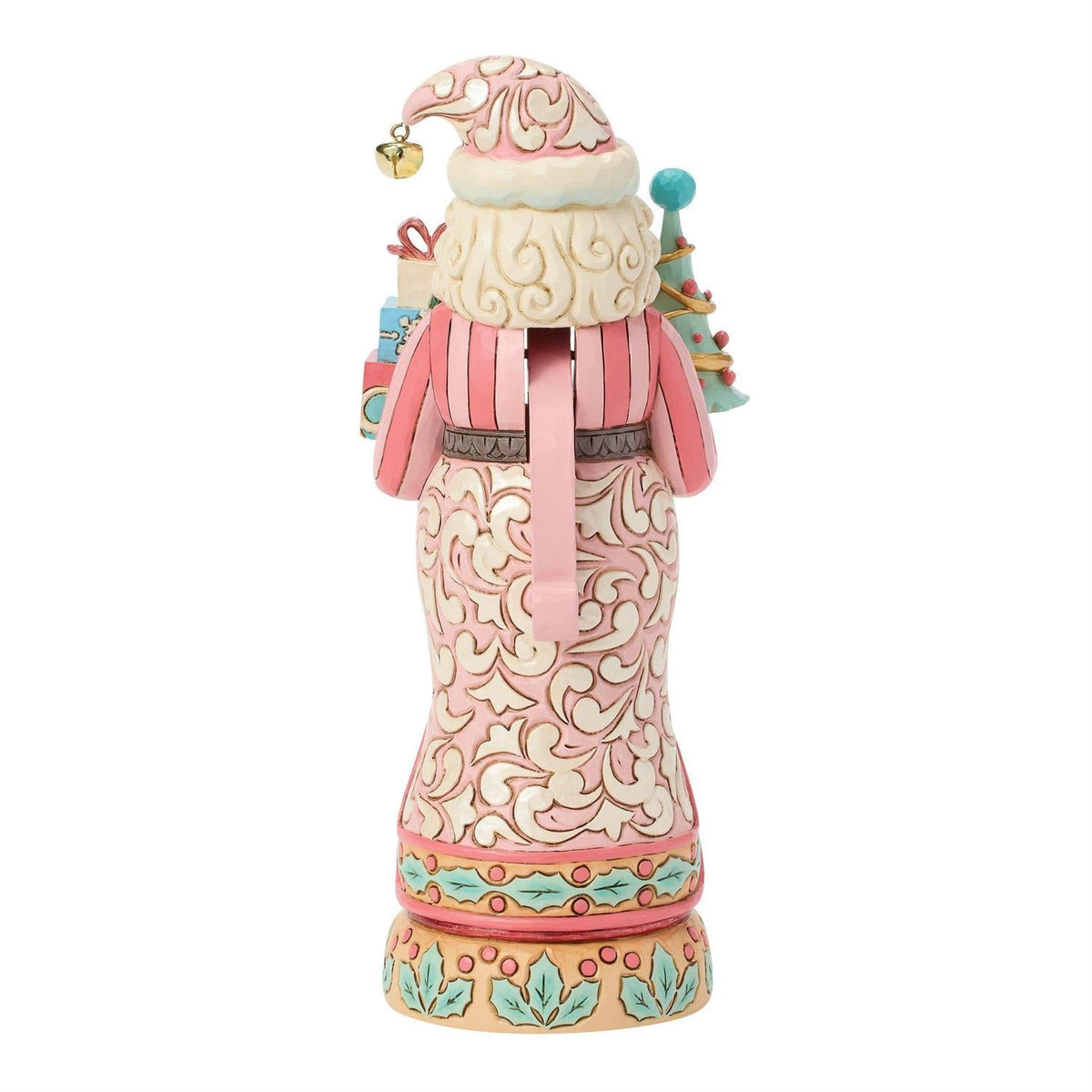 Nutcracker Santa Tree Figurine Pastel