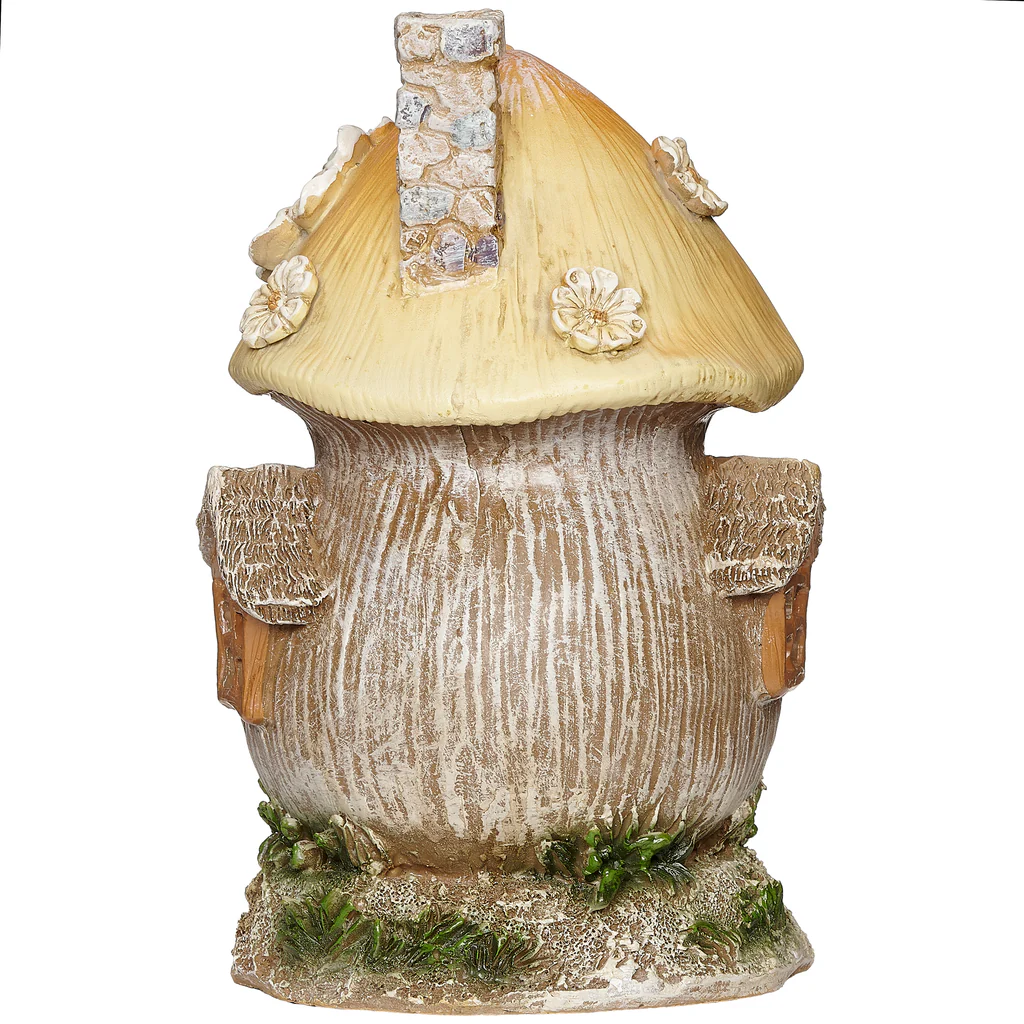 Mushroom Lighted Cottage Garden Figurine – 7 Inch