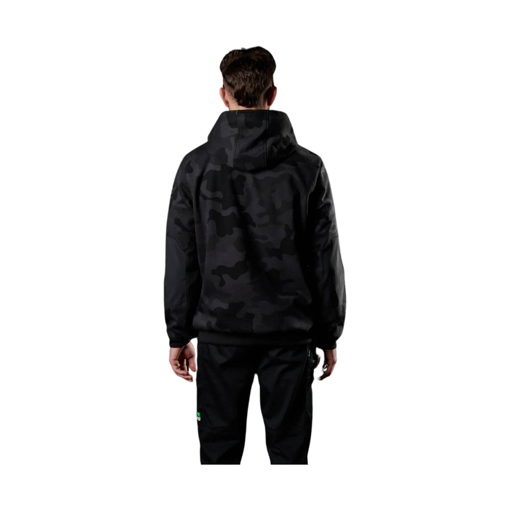 FXD Men's WF-1 Work Fleece Hoodie - Black Camo by Lenny's Shoe & Apparel