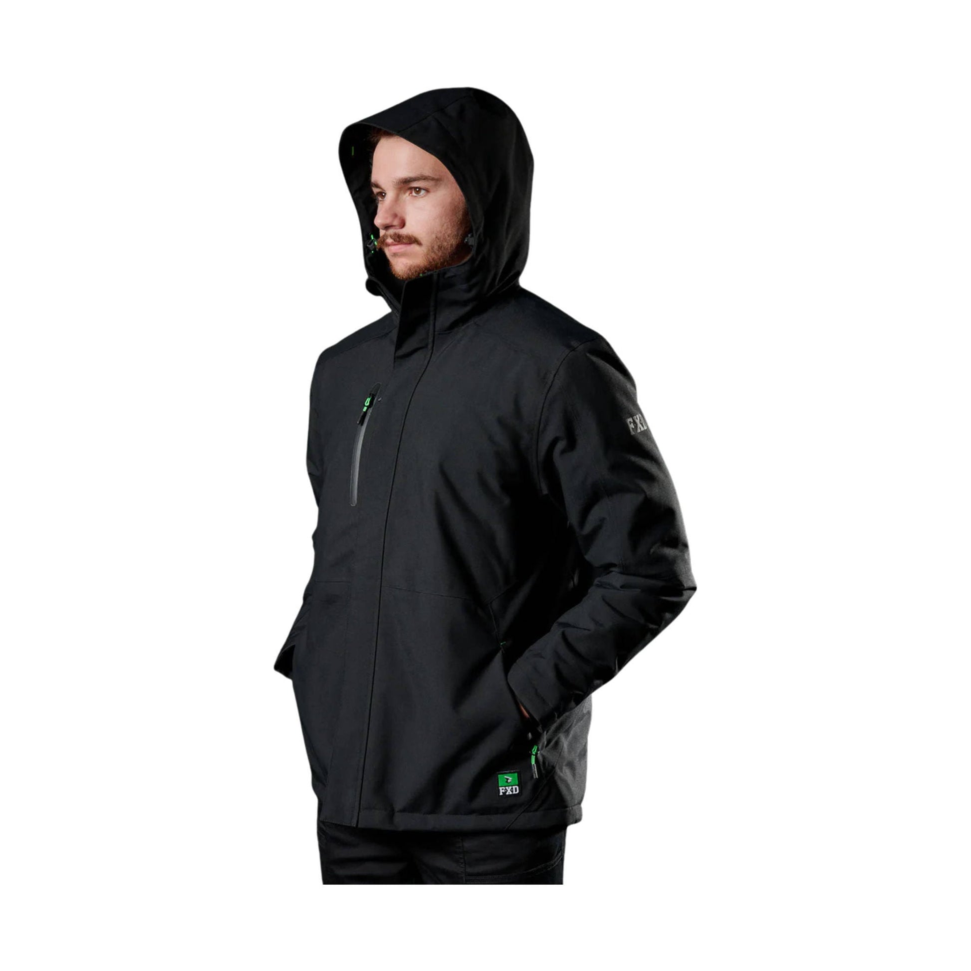 FXD Men's WO-1 Insulated Work Jacket - Black by Lenny's Shoe & Apparel