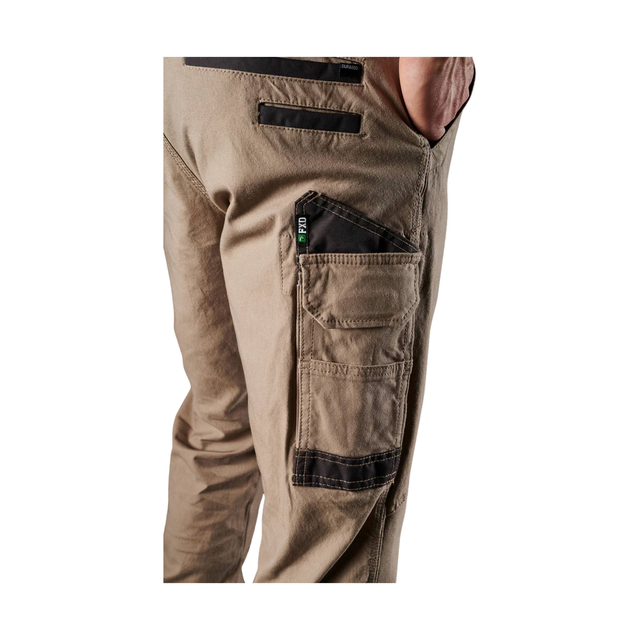 FXD Men's WP-3 Stretch Work Pants - Khaki by Lenny's Shoe & Apparel