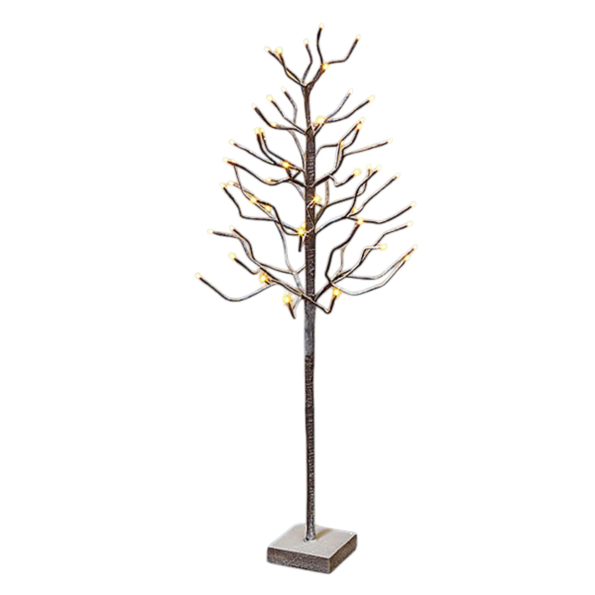4 Foot Snowy LED Tree - Warm White