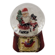 Charming Santa and Snowman 45mm Water Globe