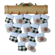 Stocking Family Up To 16 Ornament