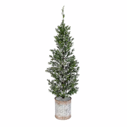35-Inch Snowy Pine Artificial Tree