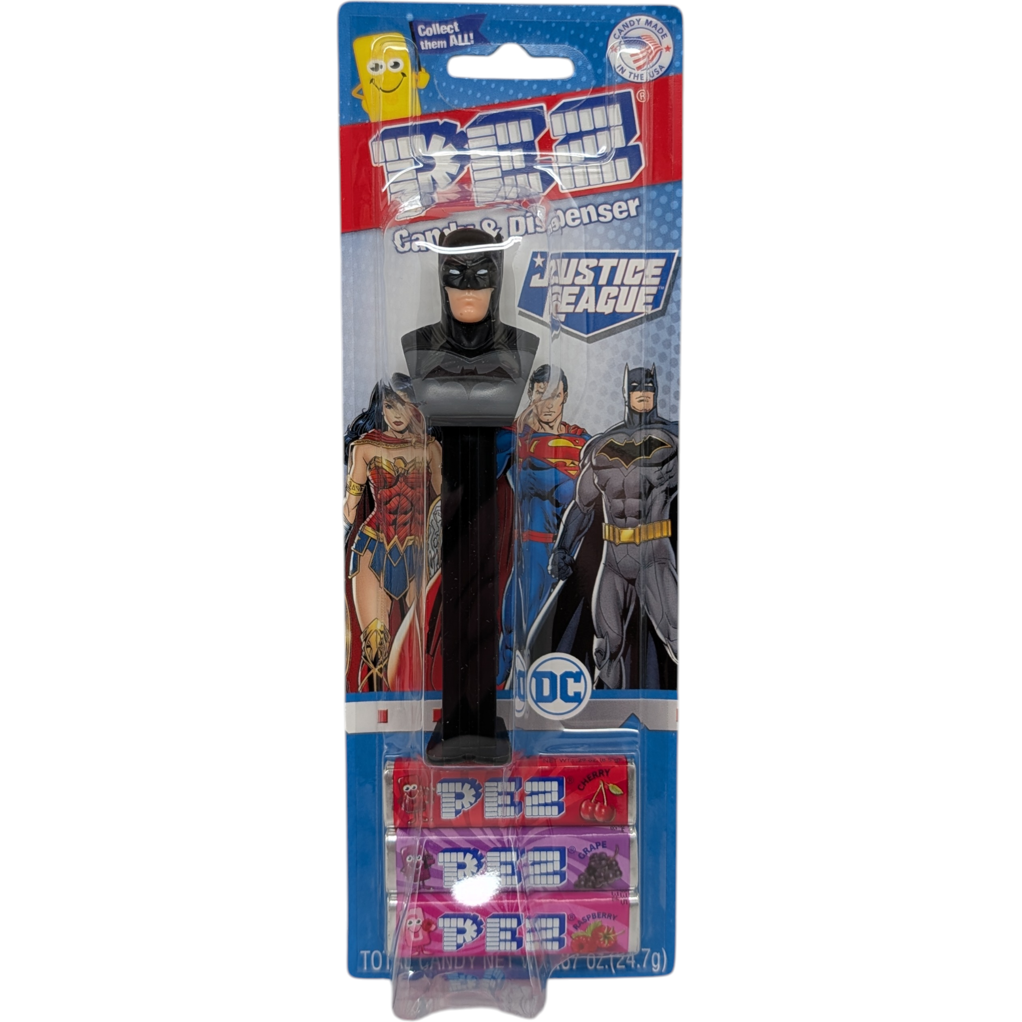 Pez Candy Dispenser - Justice League - Batman